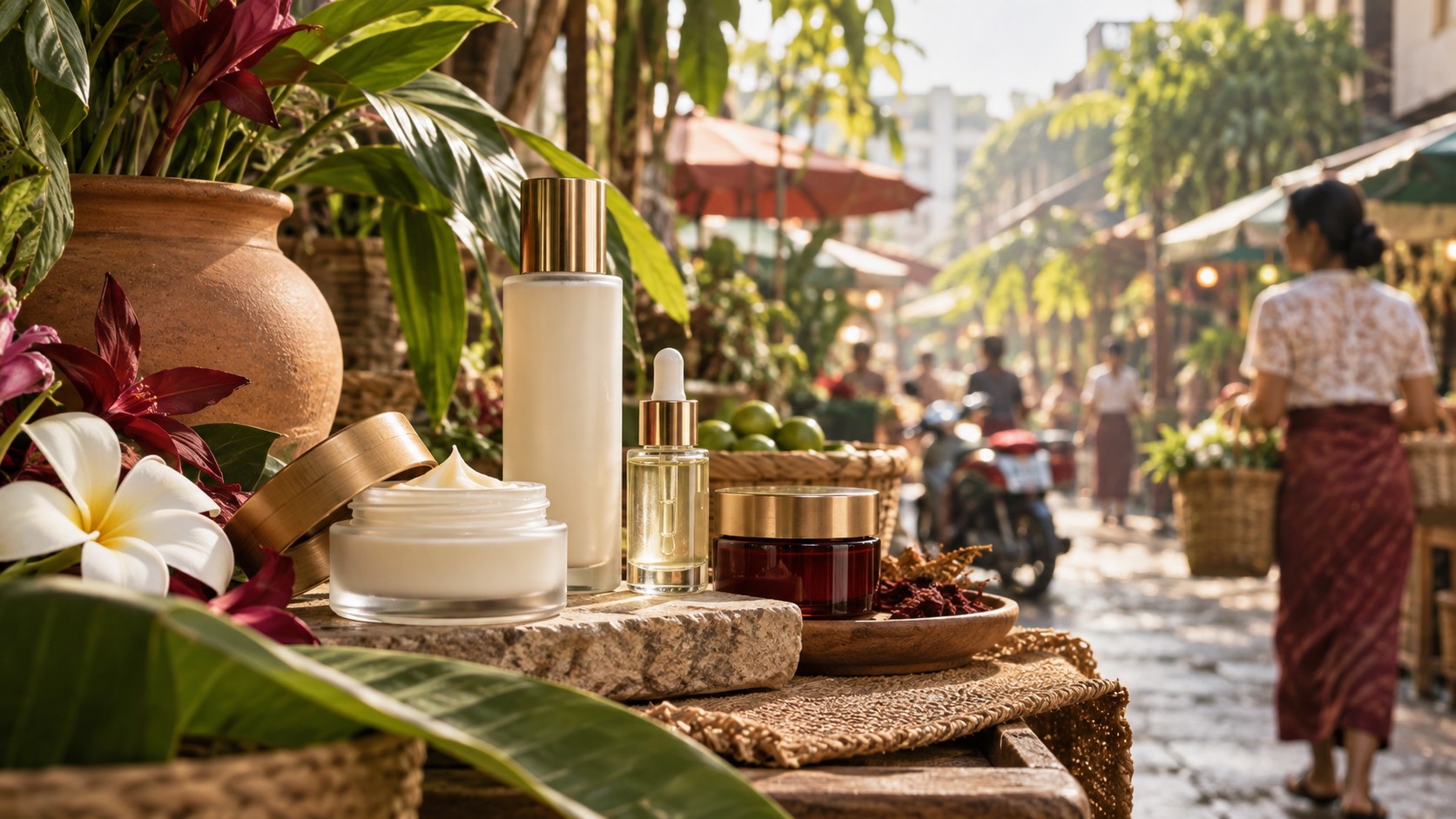 Product and editorial scene representing Southeast Asia market work